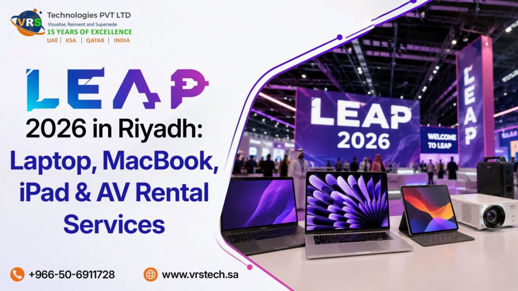 LEAP 2026 in Riyadh: Laptop, MacBook, iPad & AV Rental Services LEAP 2026 in Riyadh: Laptop, MacBook, iPad & AV Rental Services